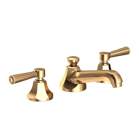 Newport Brass Widespread Lavatory Faucet in Polished Brass Uncoated (Living) 1200-03N